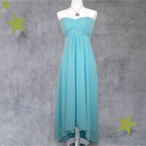 90s Mermaidcore Strapless Dress Size 6